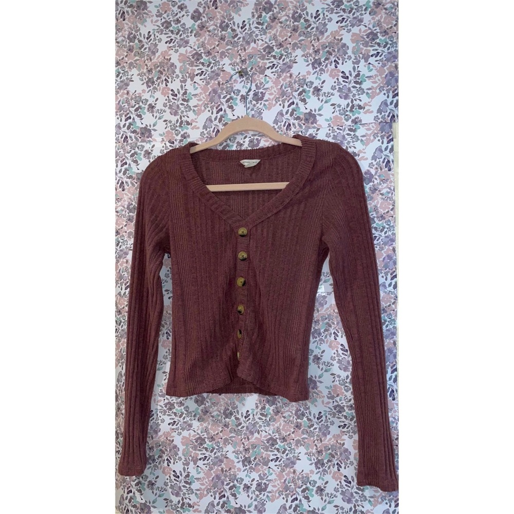 purple (mauve) long sleeve shirt